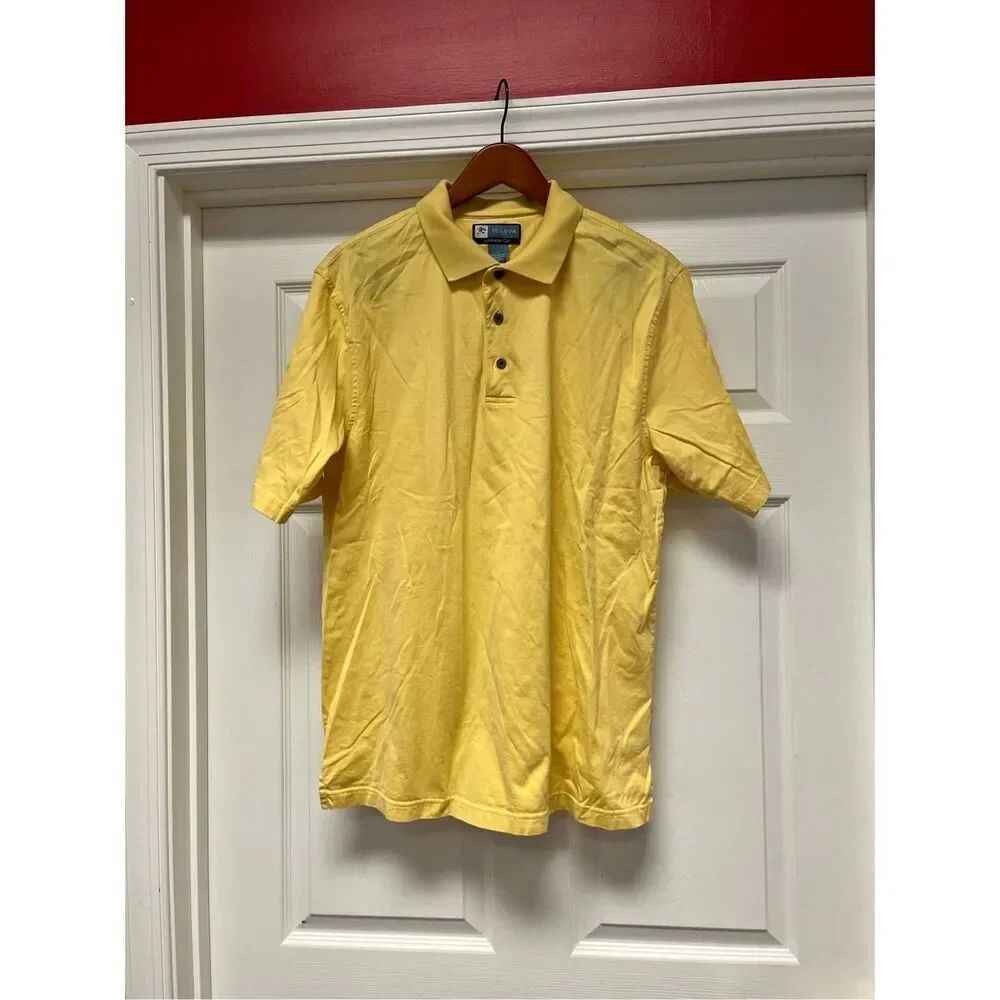 Jos. A. Bank Leadbetter Golf YellowβPolo Shirt sz L